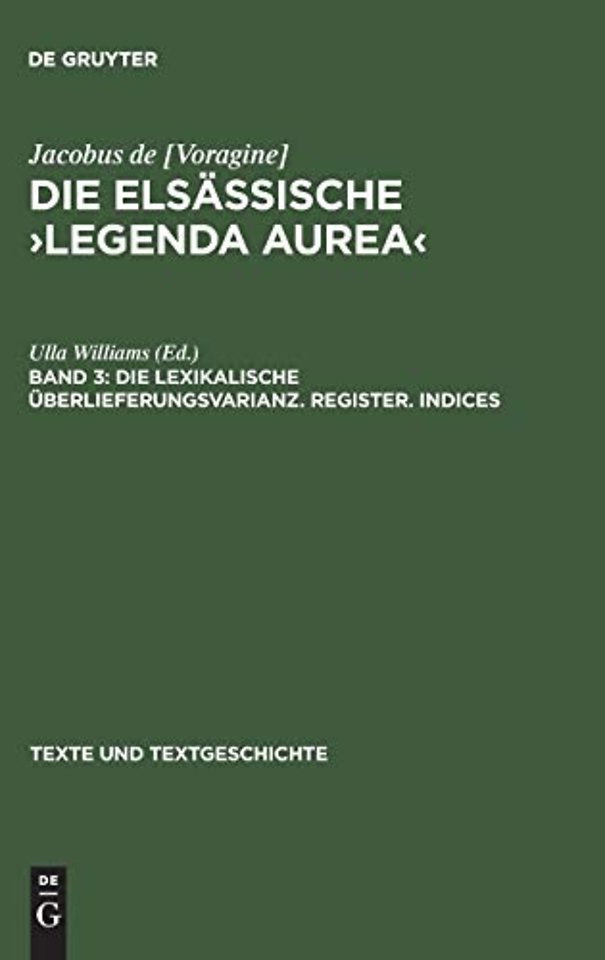 Die lexikalische Überlieferungsvarianz. Register. Indices
