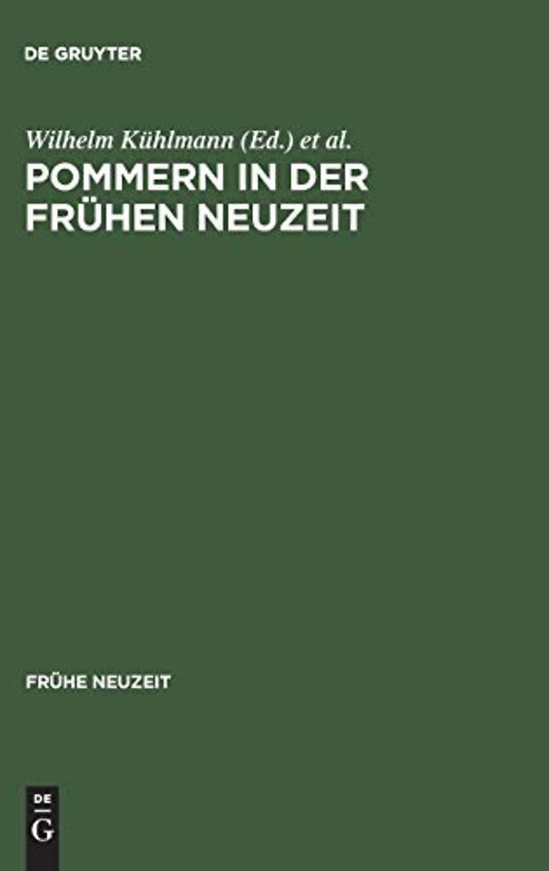Pommern in der Fruhen Neuzeit