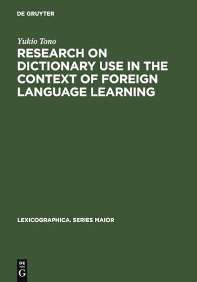 Research on Dictionary Use in the Context of For – Focus on Reading Comprehension