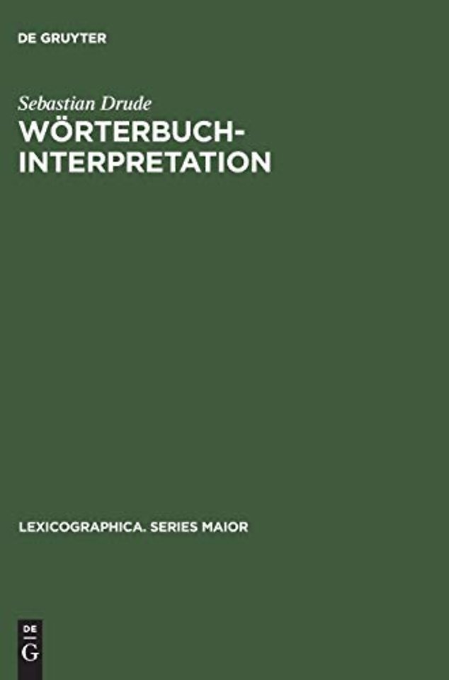 Wörterbuchinterpretation – Integrative Lexikographie am Beispiel des Guaraní