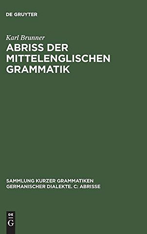 Abriβ der mittelenglischen Grammatik