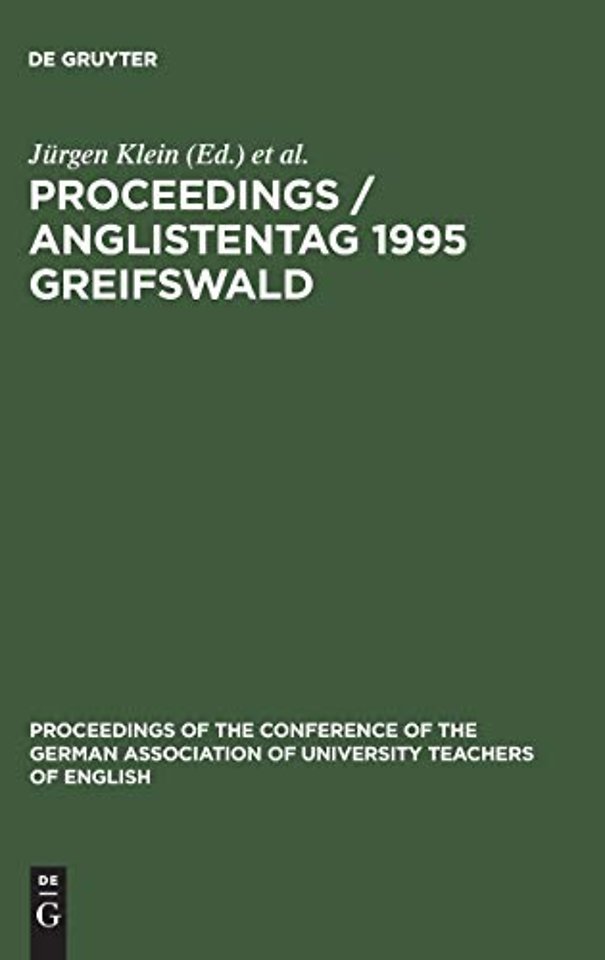 Proceedings / Anglistentag 1995 Greifswald