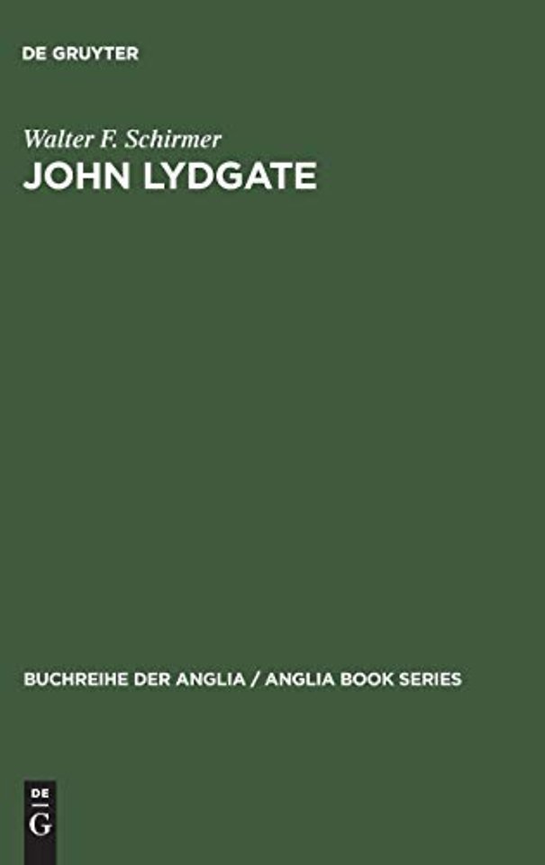 John Lydgate – Ein Kulturbild aus dem 15. Jahrhundert
