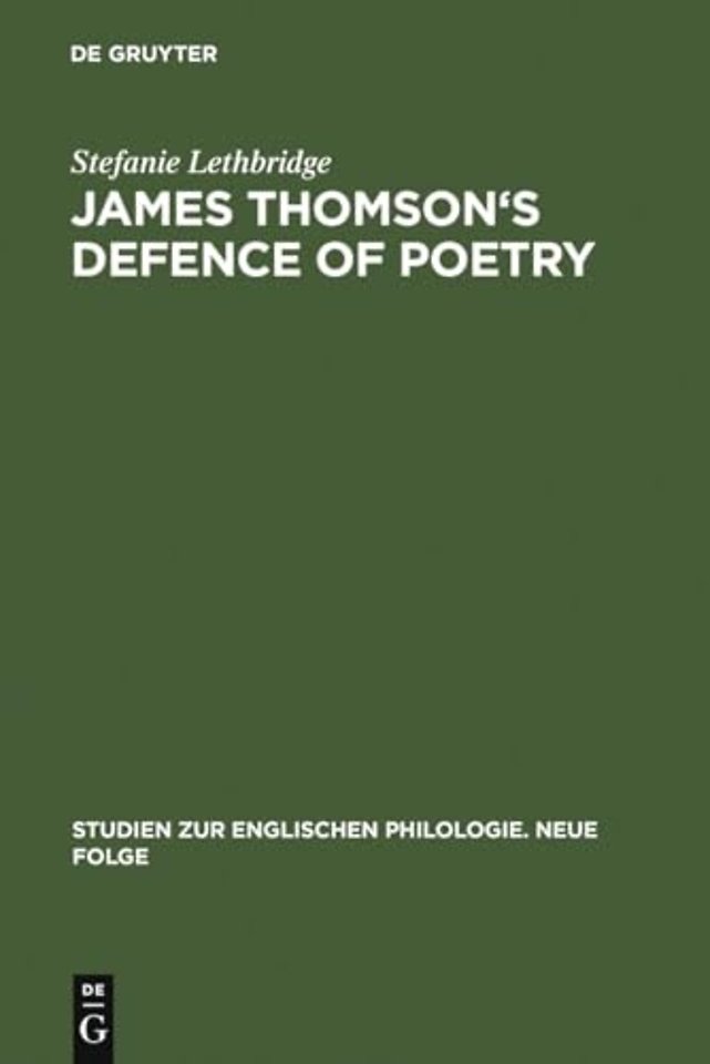 James Thomson`s Defence of Poetry – Intertextual Allusion in »The Seasons«