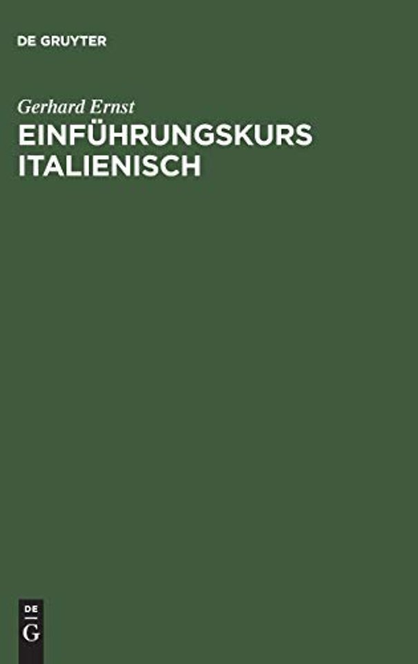 Einführungskurs Italienisch