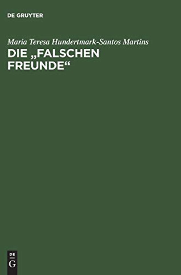 Die "falschen Freunde" – Portugiesisch–Deutsch, Deutsch–Portugiesisch