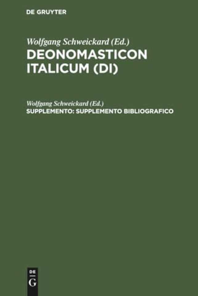 Supplemento bibliografico