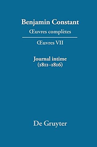 Journal intime (1811–1816). Carnet. Livres de dépenses