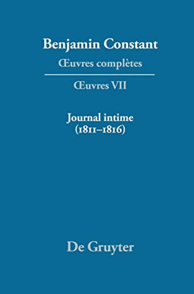 Journal intime (1811–1816). Carnet. Livres de dépenses