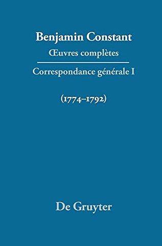 Correspondance 1774–1792