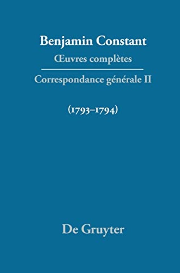 Correspondance 1793–1794