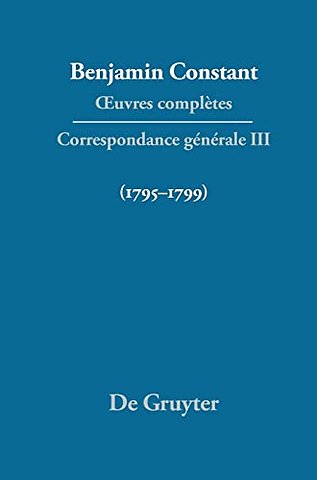 Correspondance 1795–1799