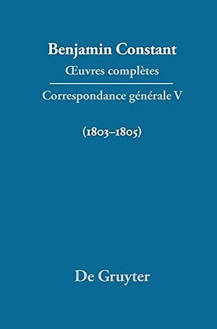 Correspondance 1803–1805