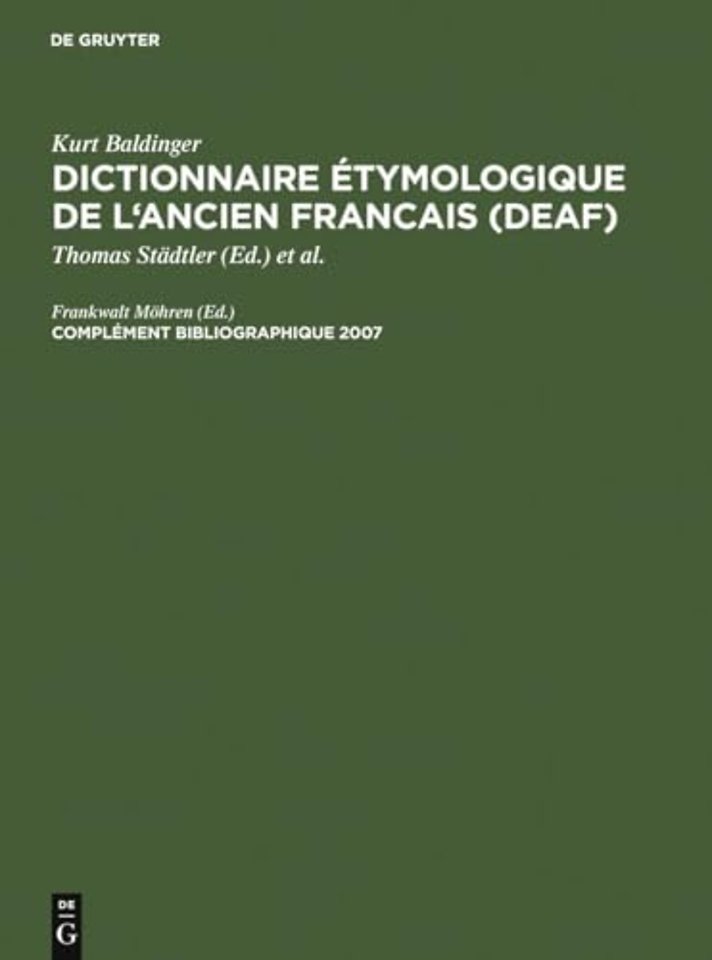 Complément bibliographique 2007