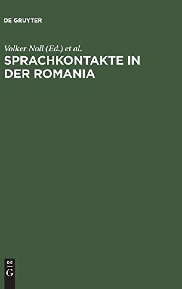 Sprachkontakte in der Romania – Zum 75. Geburtstag von Gustav Ineichen