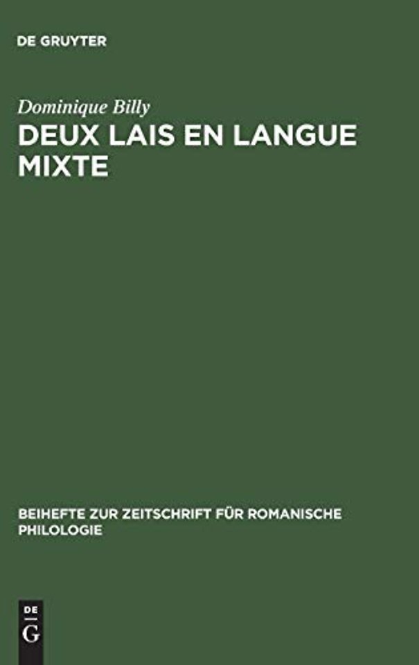 Deux lais en langue mixte – Le lai Markiol et le lai Nompar