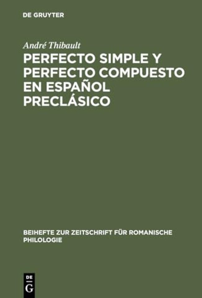 Perfecto Simple Y Perfecto Compuesto En Espanol Preclasico