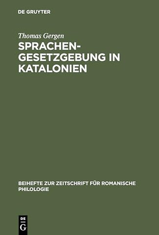 Sprachengesetzgebung in Katalonien – Die Debatte um die »Llei de Política Lingüística« vom 7. Januar 1998