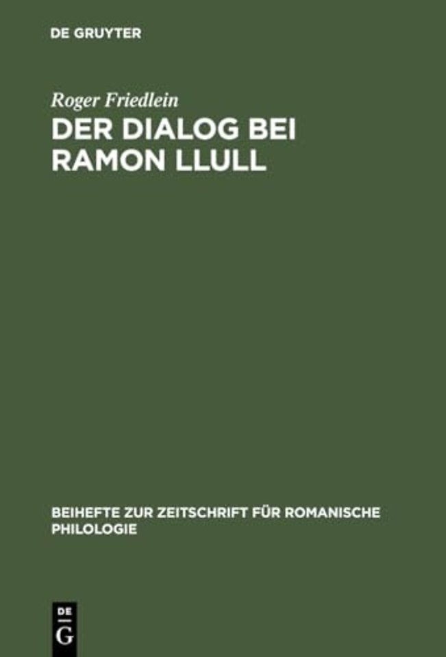 Der Dialog bei Ramon Llull – Literarische Gestaltung als apologetische Strategie