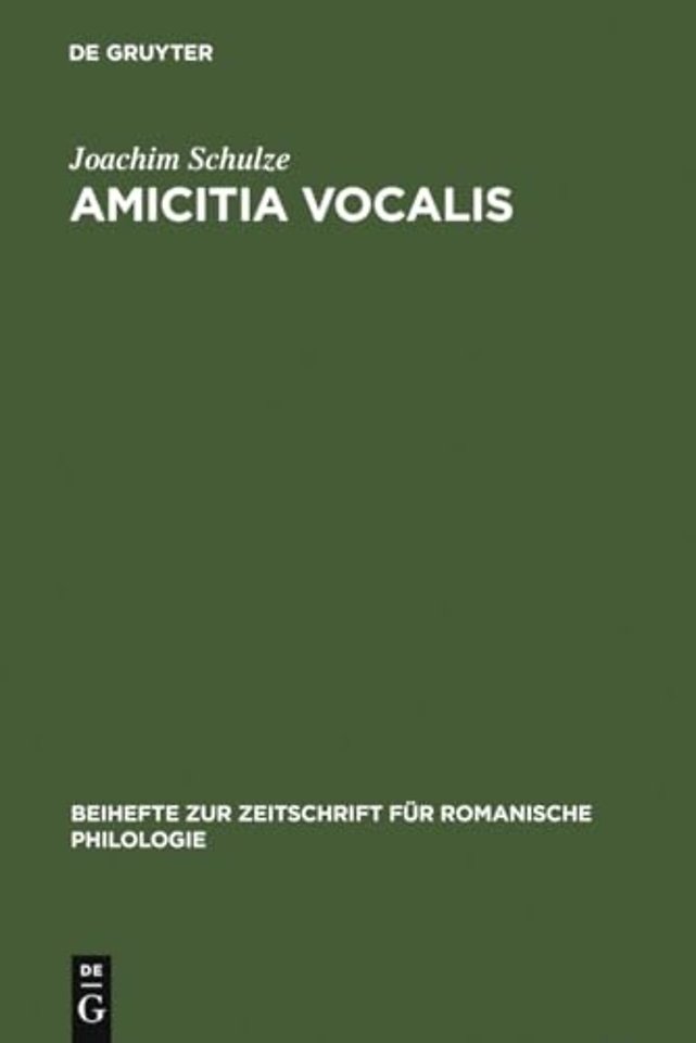 Amicitia vocalis – Sechs Kapitel zur frühen italienischen Lyrik mit Seitenblicken auf die Malerei