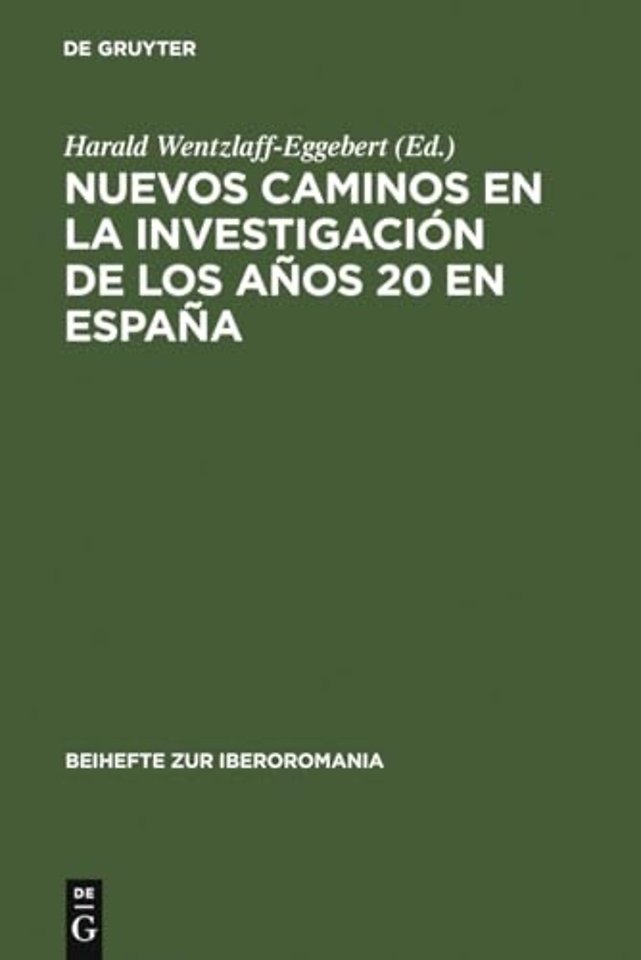 Nuevos caminos en la investigación de los años 20 en España