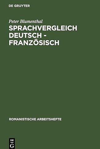 Sprachvergleich Deutsch – Französisch