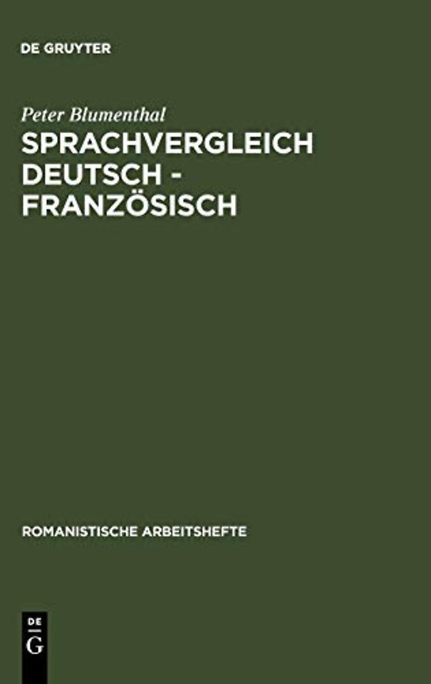 Sprachvergleich Deutsch – Französisch