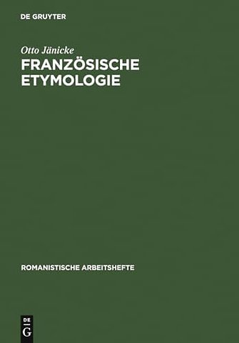 Französische Etymologie – Einführung und Überblick