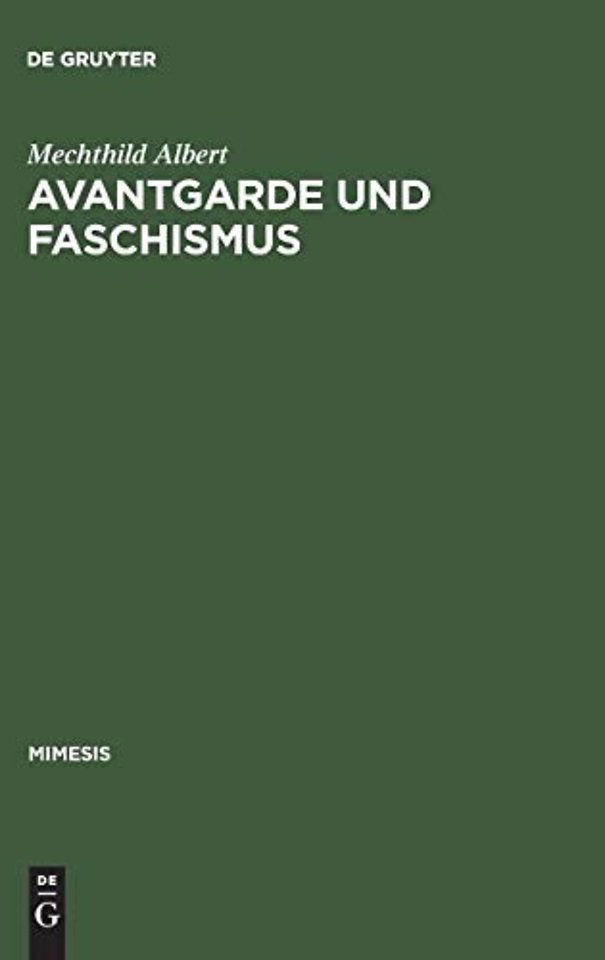 Avantgarde und Faschismus – Spanische Erzählprosa 1925–1940