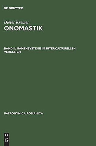 Namensysteme im interkulturellen Vergleich