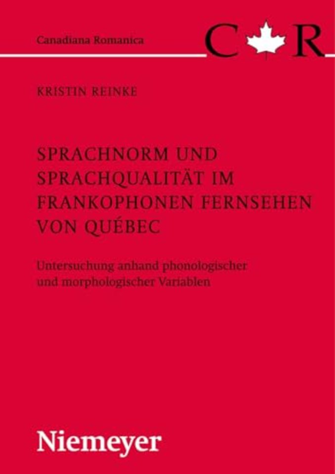Sprachnorm und Sprachqualität im frankophonen Fe – Untersuchung anhand phonologischer und morphologischer Variablen