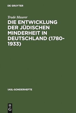 Die Entwicklung der jüdischen Minderheit in Deut – Neuere Forschungen und offene Fragen