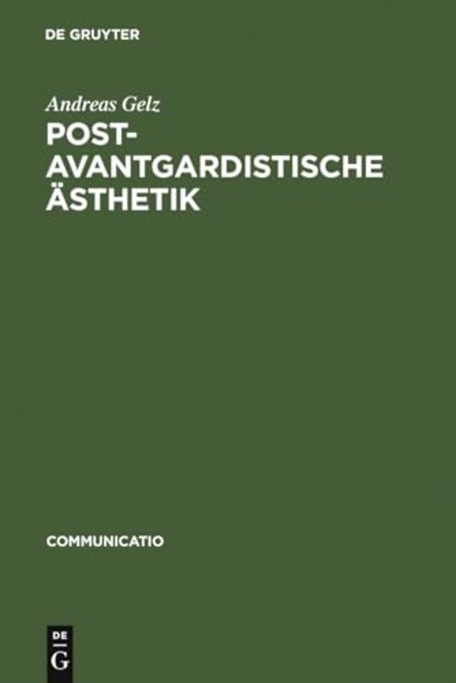 Postavantgardistische Asthetik