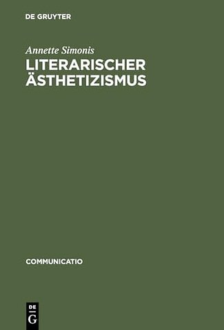Literarischer Sthetizismus