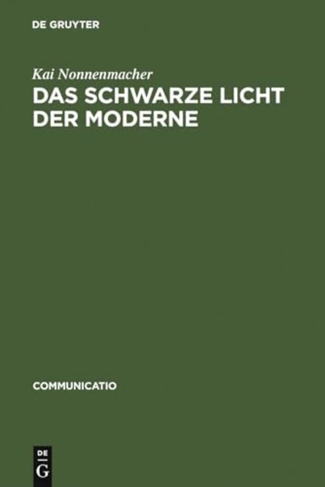 Das schwarze Licht der Moderne – Zur Ästhetikgeschichte der Blindheit