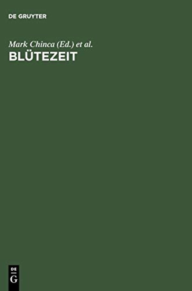 Blütezeit – Festschrift für L. Peter Johnson zum 70. Geburtstag