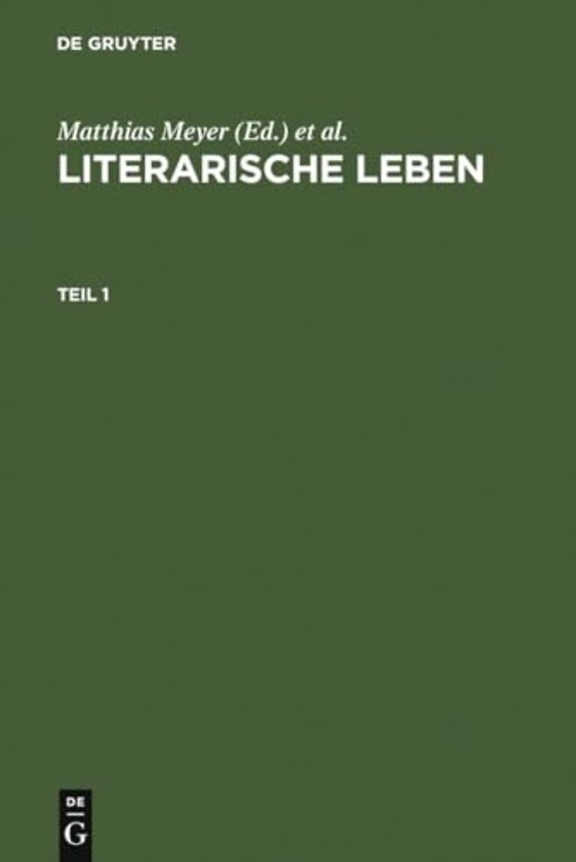 Literarische Leben – Rollenentwürfe in der Literatur des Hoch– und Spätmittelalters. Festschrift für Volker Mertens zum 65. Geburtstag