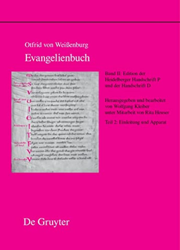 Edition der Heidelberger Handschrift P (Codex Pa – Teil 2: Einleitung und Apparat