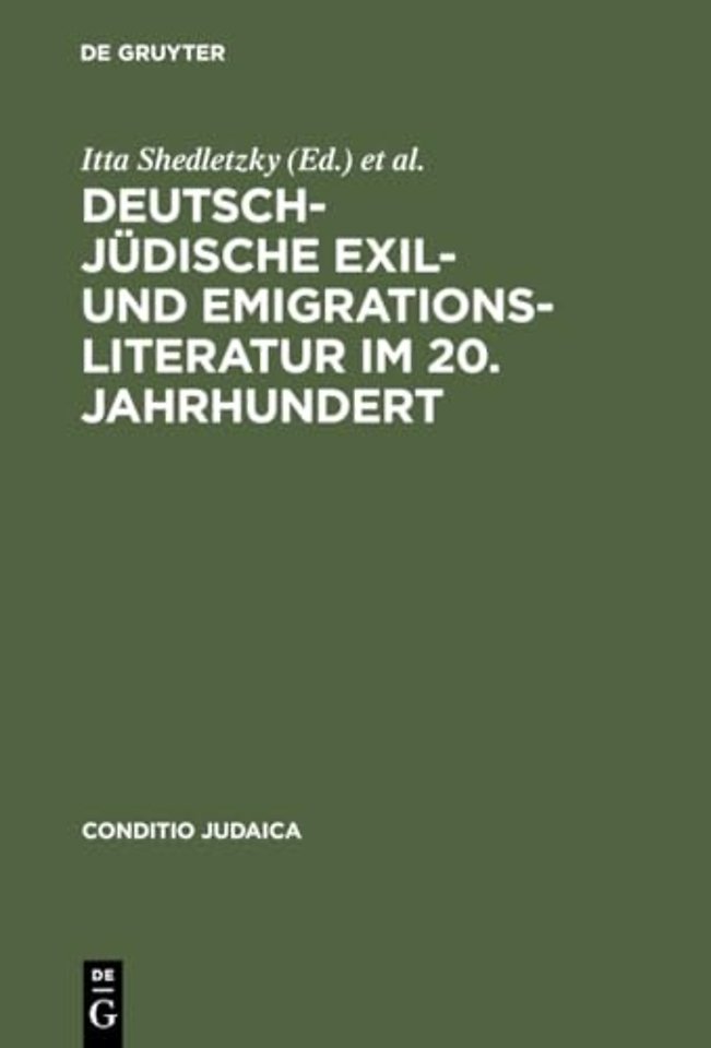 Deutsch-Judische Exil- Und Emigrationsliteratur Im 20. Jahrhundert