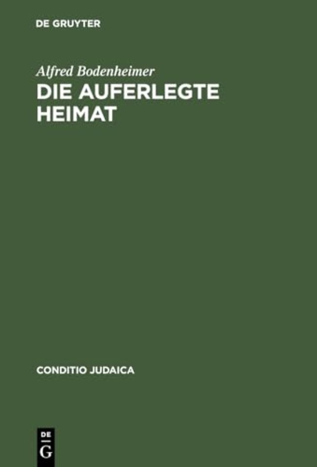 Die auferlegte Heimat – Else Lasker–Schülers Emigration in Palästina