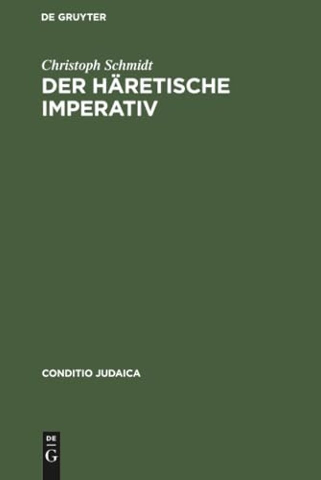 Der häretische Imperativ – Überlegungen zur theologischen Dialektik der Kulturwissenschaft in Deutschland