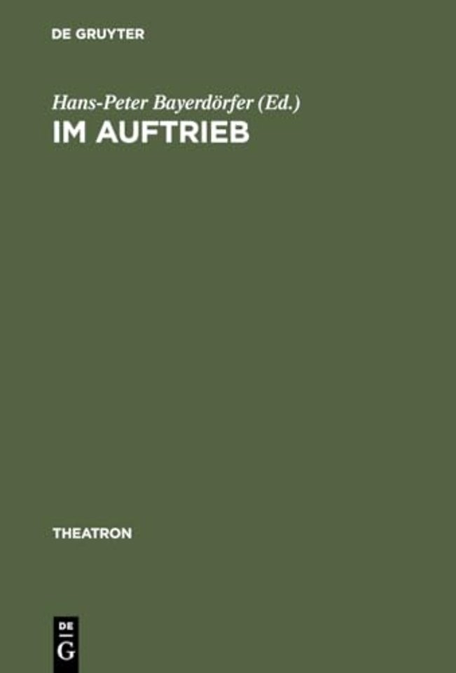 Im Auftrieb – Grenzüberschreitungen mit Goethes »Faust« in Inszenierungen der neunziger Jahre