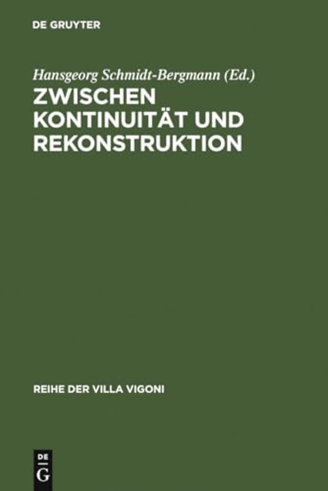 Zwischen Kontinuitat und Rekonstruktion
