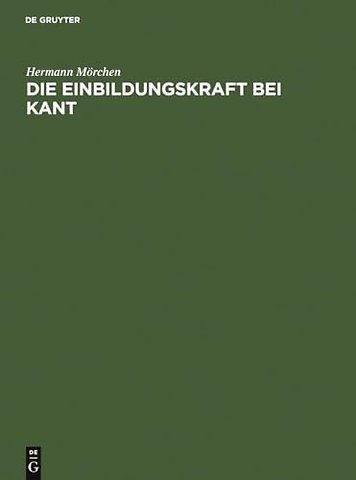 Die Einbildungskraft bei Kant