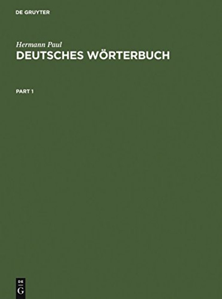 Deutsches Wörterbuch – Bedeutungsgeschichte und Aufbau unseres Wortschatzes