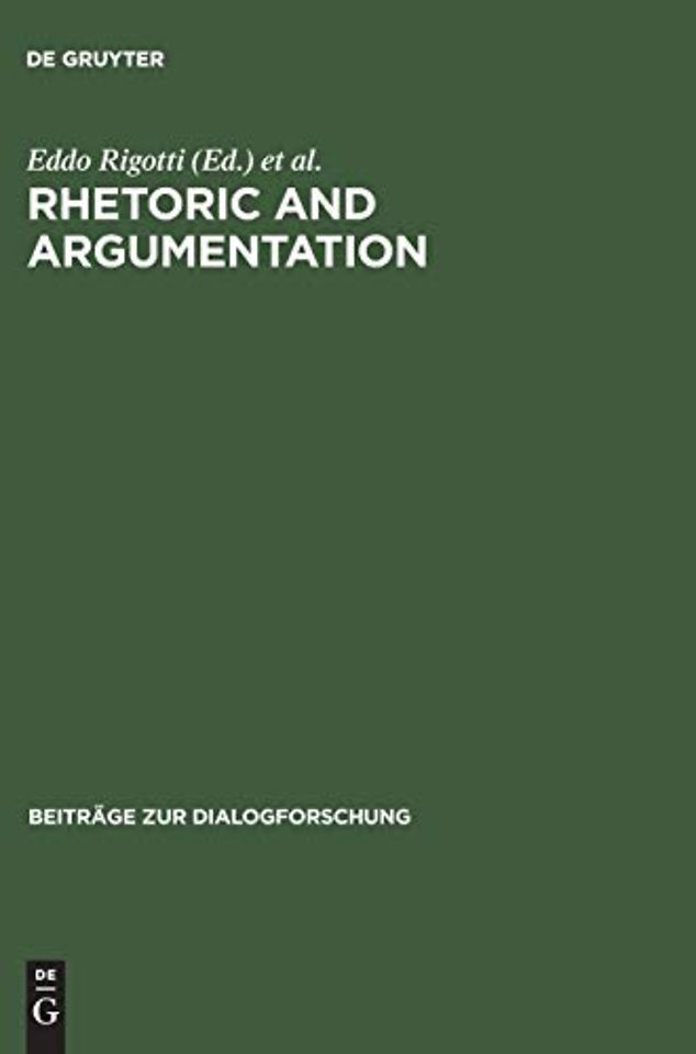 Rhetoric and Argumentation – Proceedings of the International Conference, Lugano, April 22–23, 1997 (USI, Facoltà di Scienze della comunicazione)