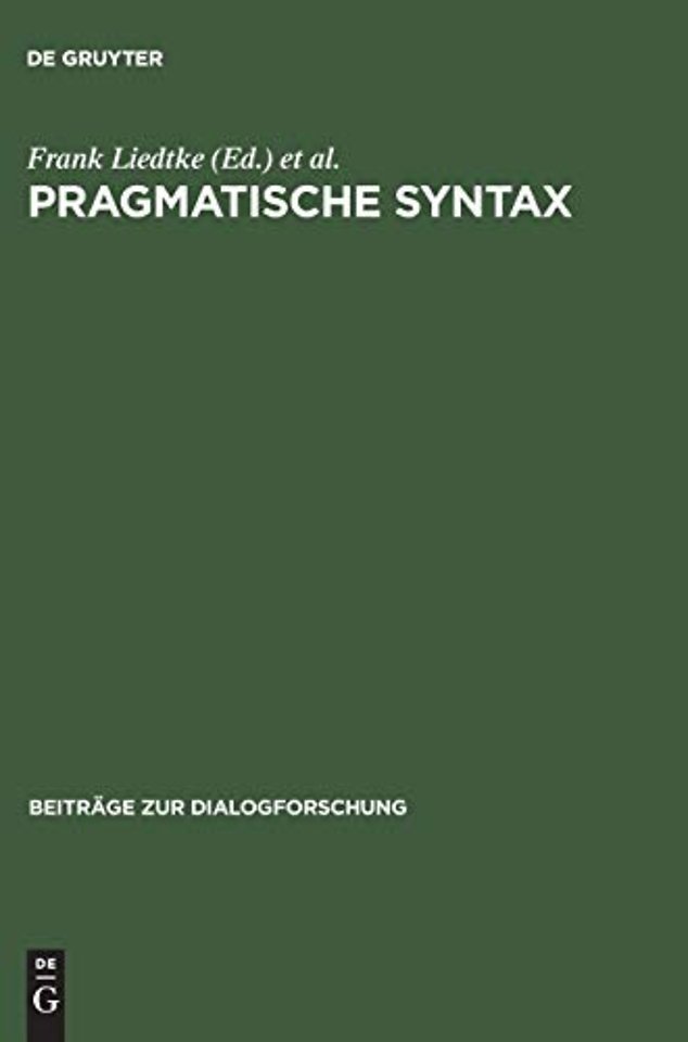 Pragmatische Syntax