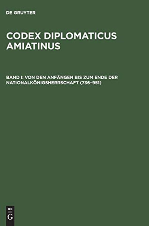 Von Den Anfangen Bis Zum Ende Der Nationalkonigsherrschaft (736-951)