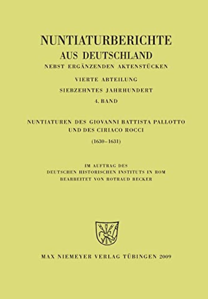 Nuntiaturen des Giovanni Battista Pallotto und des Ciriaco Rocci (1630–1631)