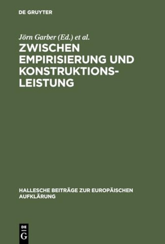 Zwischen Empirisierung und Konstruktionsleistung – Anthropologie im 18. Jahrhundert